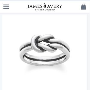 James Avery Lover’s knot sterling silver ring